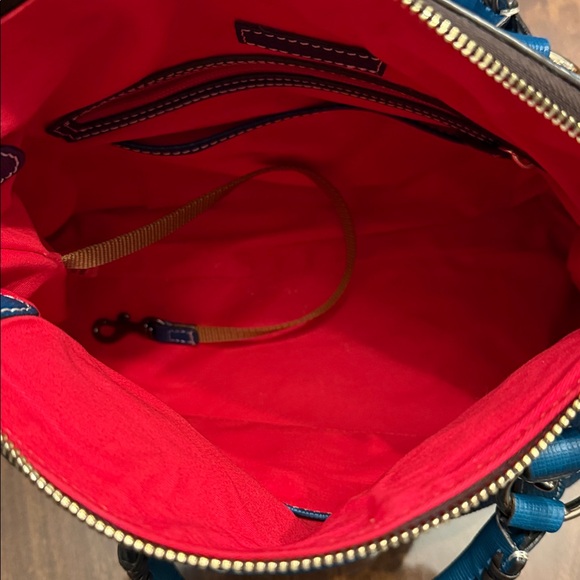 Dooney and Bourke Saffiano Leather Satchel - Picture 8 of 11